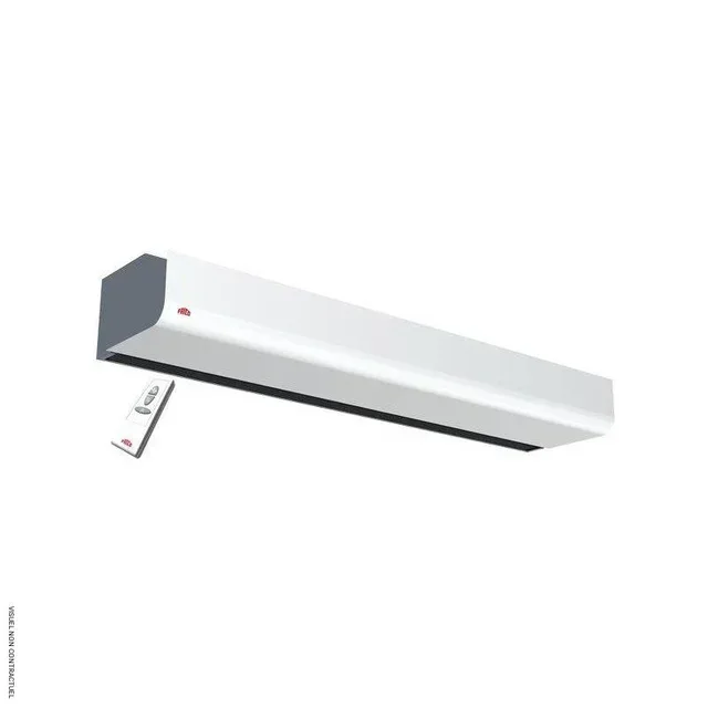 Rideau d'air chaud électrique 3kW triphasé FRICO PA2220CE16 avec télécommande