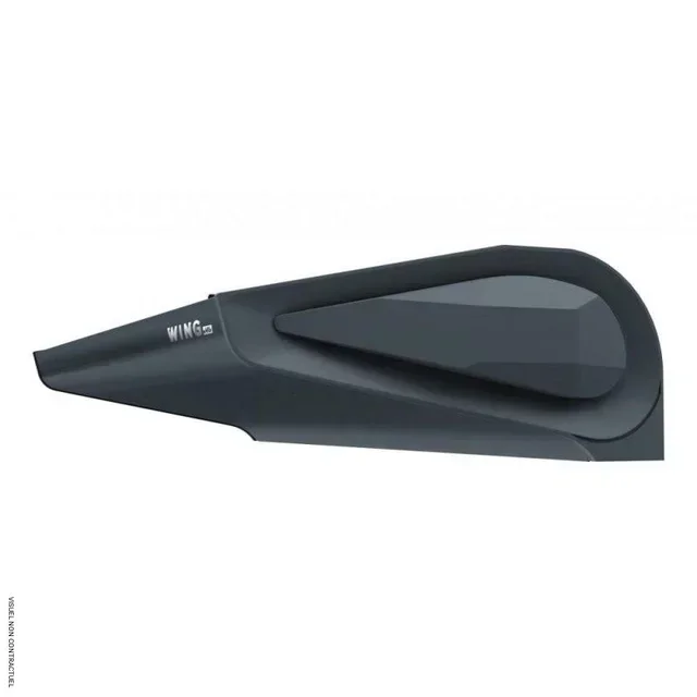 Rideau air chaud triphasé EC WING E200 Anthracite VTS - Chauffage électrique économique