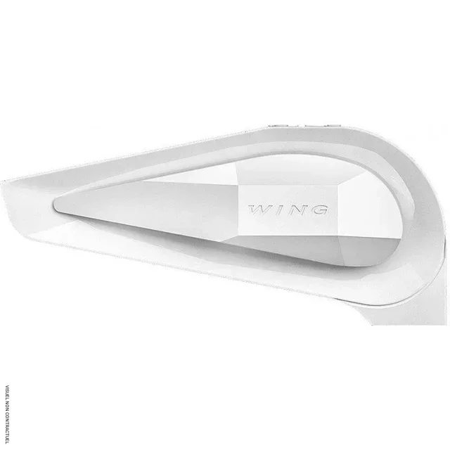 Rideau d'air chaud VTS WING W100 EC eau chaude blanc 100cm silencieux économique
