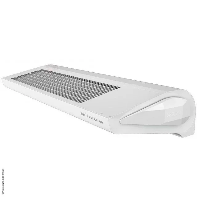 Rideau d'air chaud électrique WING E150 EC triphasé blanc VTS