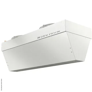 Rideau d'air industriel WING PRO W150 R1 chauffage eau chaude VTS