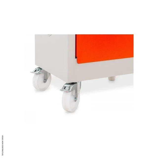 Roulettes armoire anti-feu batterie FMplus CEMO - Lot de 4
