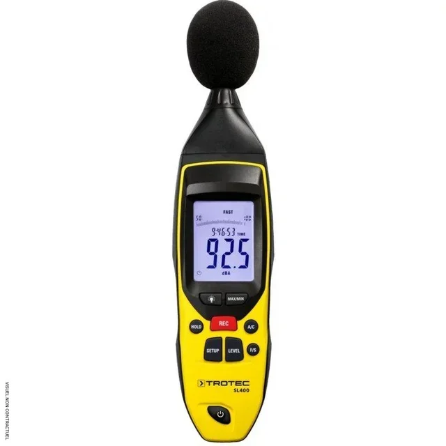 Sonomètre SL 400 Trotec Classe 2 - 32 700 valeurs
