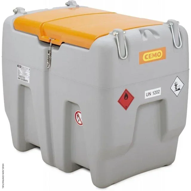 Station ravitaillement carburant mobile ADR 620L pompe Cematic 12V CEMO