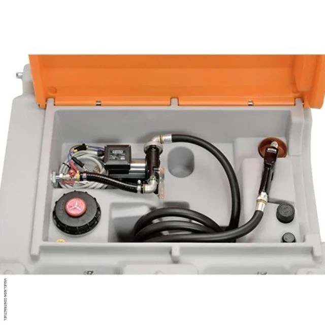 Estación de repostaje gasóleo 980L ADR bomba Cematic Duo 24/12V CEMO