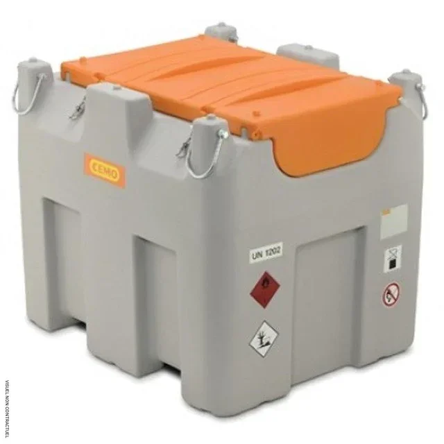 Estación de repostaje gasóleo 980L ADR bomba Cematic Duo 24/12V CEMO