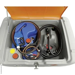 Portable Diesel and AdBlue Fuel Station 440/50L CEMO 12V Construction Site