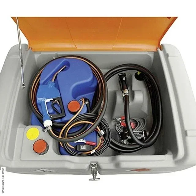 Station ravitaillement diesel AdBlue 440/50L CEMO 12V chantier
