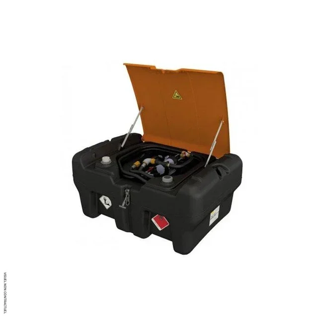 Mobile fuel station 330L CEMO ADR 12V pump Cematex cover