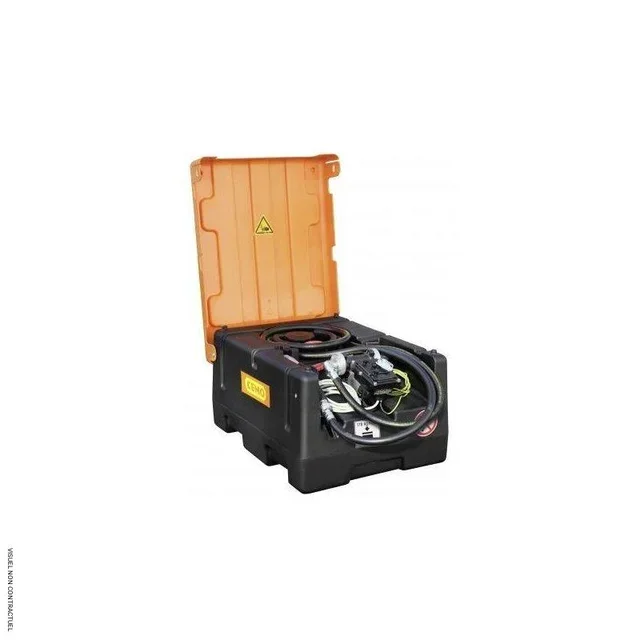 Mobile gasoline station 190L 12V pump CEMO Easy Mobil with lid