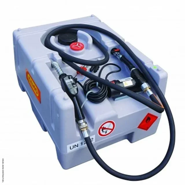 Stazione di Rifornimento Carburante 125L Pompa 12V CEMO Easy Mobil con Coperchio
