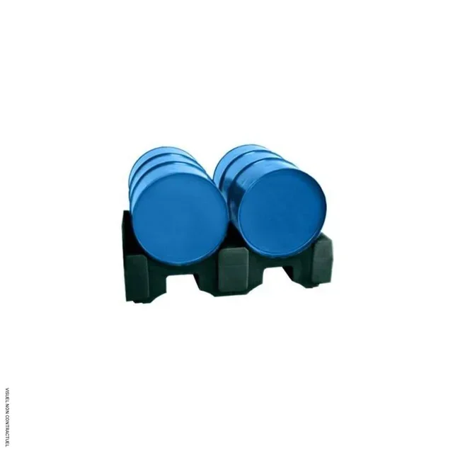 Support fût PE2 CEMO 2 fûts 1000kg polyéthylène stockage sécurisé