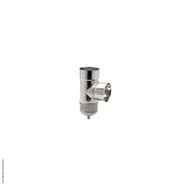Tee di sfiato inox 200mm Thermobile - Collegamento riscaldamento industriale