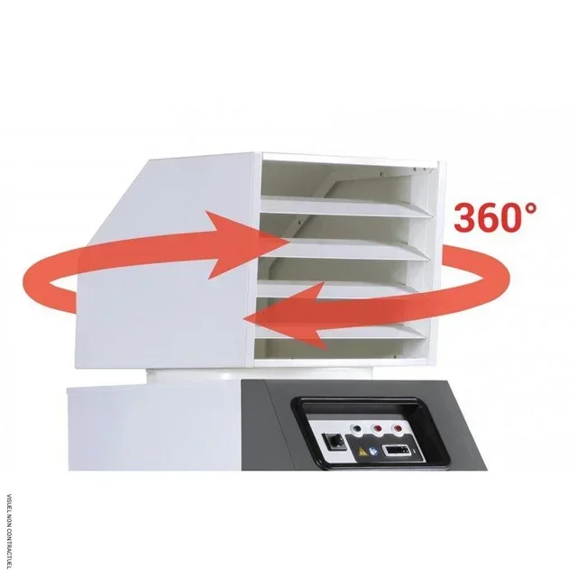 Tête orientable 360° C 60 F3 SPLUS - Générateur air chaud fioul