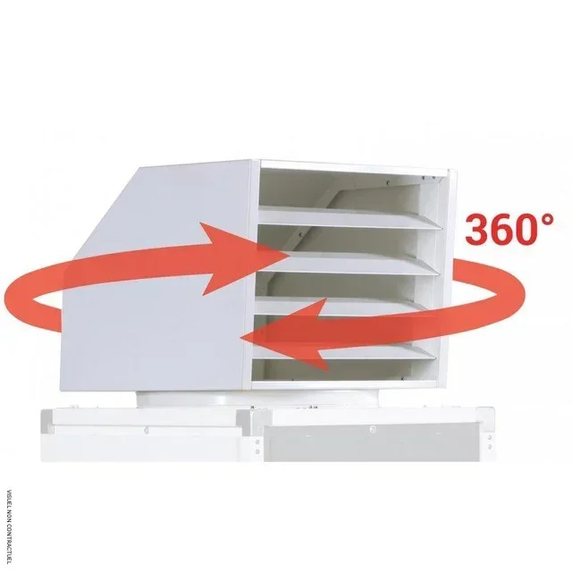 Tête rotative 360° SPLUS pour orientation précise installations