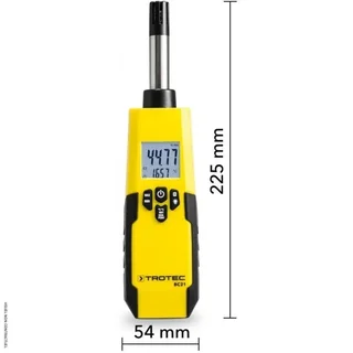 BC21 Trotec 4-in-1 Thermo-Hygrometer - Feuchtigkeit, Temperatur, Taupunkt Messgerät