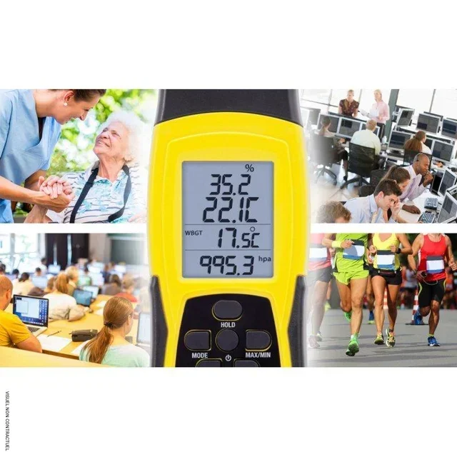 Termoigrometro Trotec TC 100 WBGT - Misurazione professionale dello stress termico