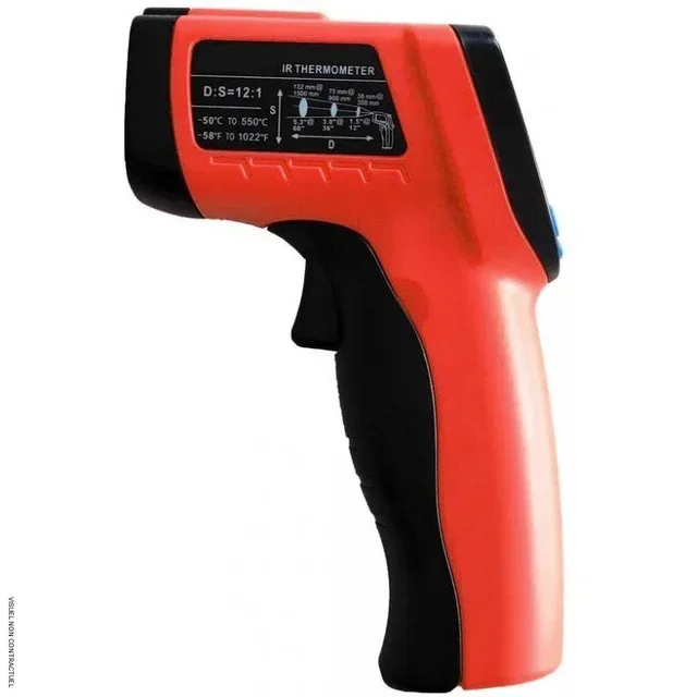 Thermomètre laser infrarouge Vulcano pour pierre à pizza - Mesure 280-300°C