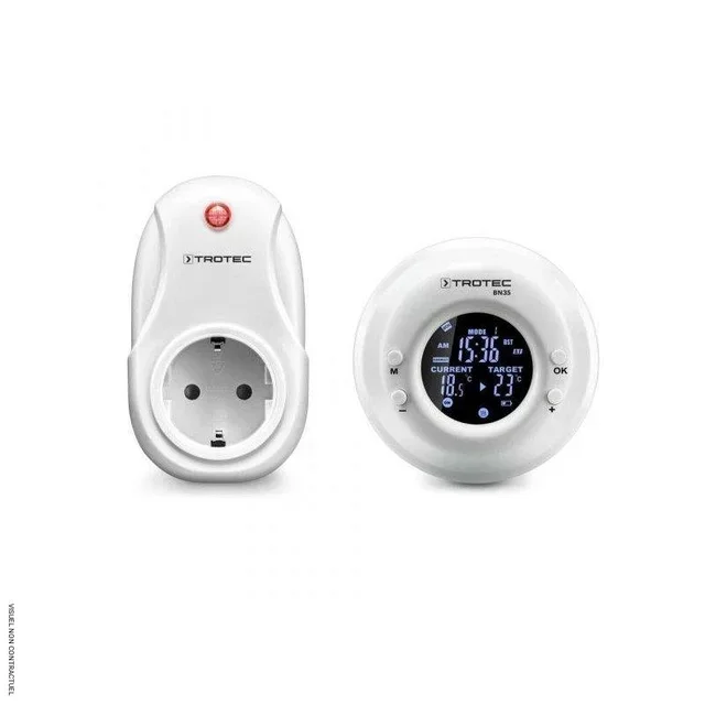 Thermostat sans fil programmable BN35F TROTEC 0-70°C - Contrôle température intelligent