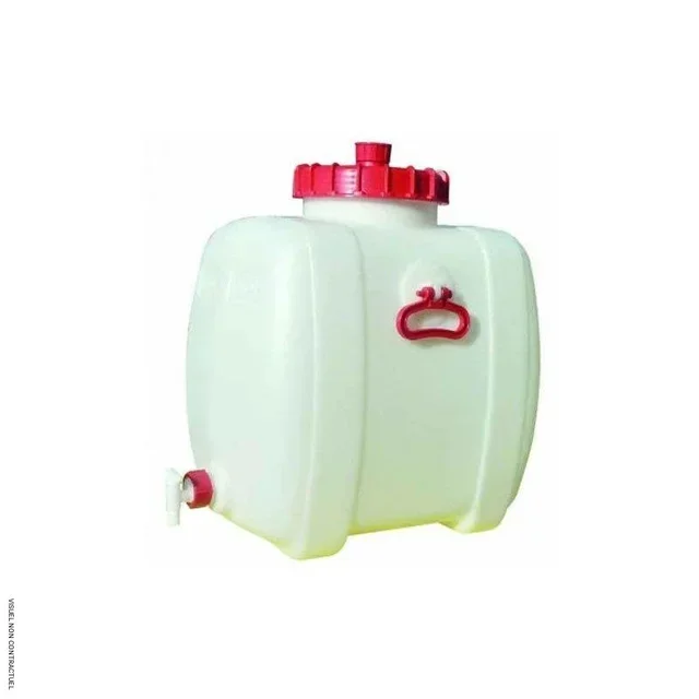Tonnelet PEHD 100L alimentaire CEMO avec robinet et bouchon - Stockage liquides industriel