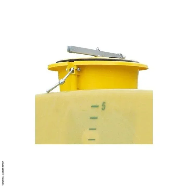 Trou d'homme Ø420mm cuves PFV ovales CEMO avec couvercle et joint d'étanchéité
