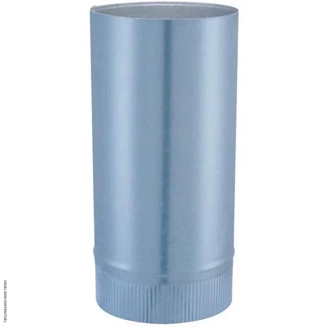 Tube aluminium Ø153mm L500mm AIRGAMMA aérotherme fioul H/C50-70F