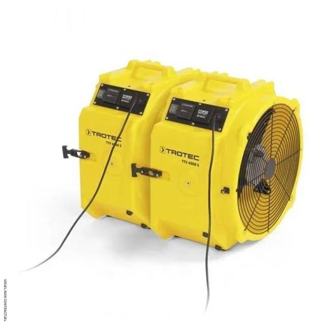 Ventilateur axial TTV 4500 S Trotec 5000 m³/h 2 vitesses professionnel