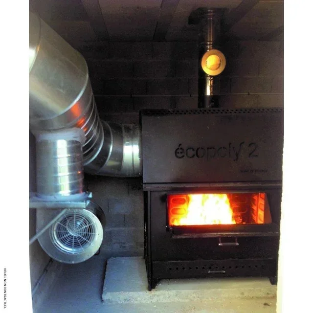 Ventilateur centrifuge additionnel ECOPOLY 50 kW ECP50 ECP100 récupération énergétique air chauffé