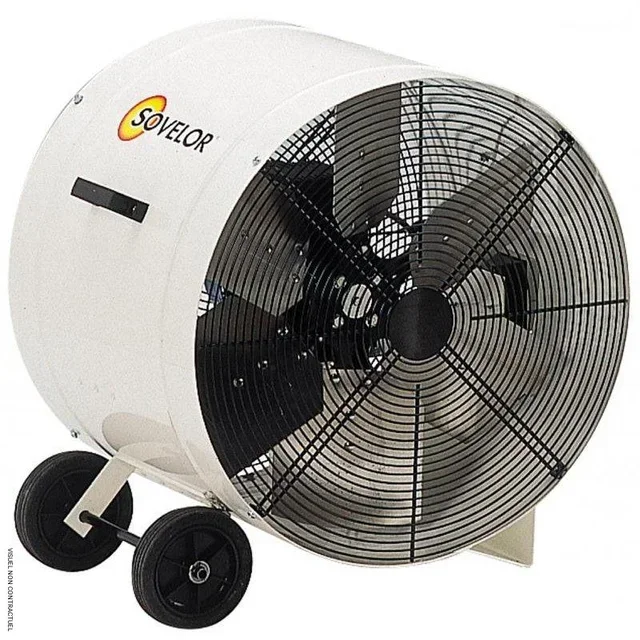 Ventilateur mobile Sovelor V603 16500 m³/h extraction soufflage industriel