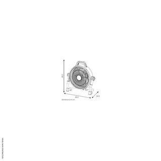 Ventilateur portable VOB 30 SPLUS - 24h batterie & potentiomètre vitesse