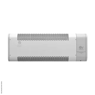 Aquecedor Convector Elétrico Vortice Microrapid 2000W IPX4 - Aquecimento de Parede Silencioso com Programador Digital Termostato Programável