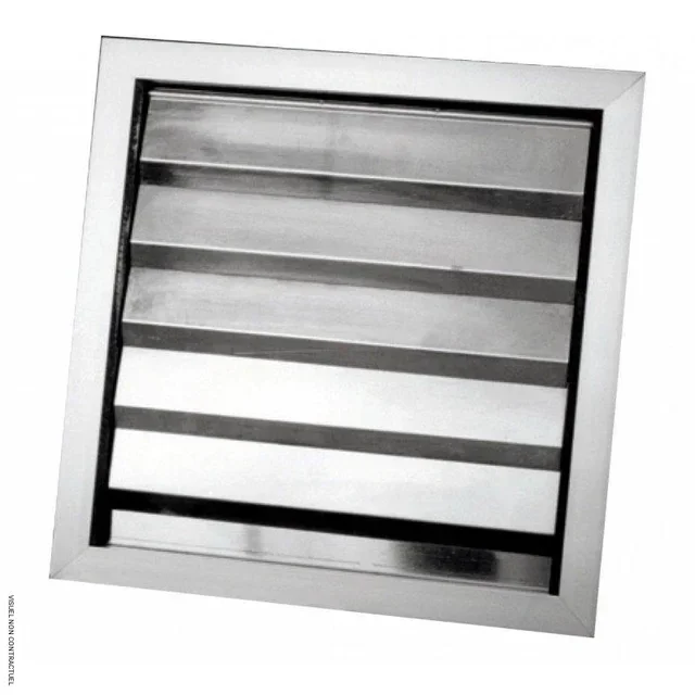 Volet anti-retour aluminium PER 355 CN S&P pour ventilateur extracteur